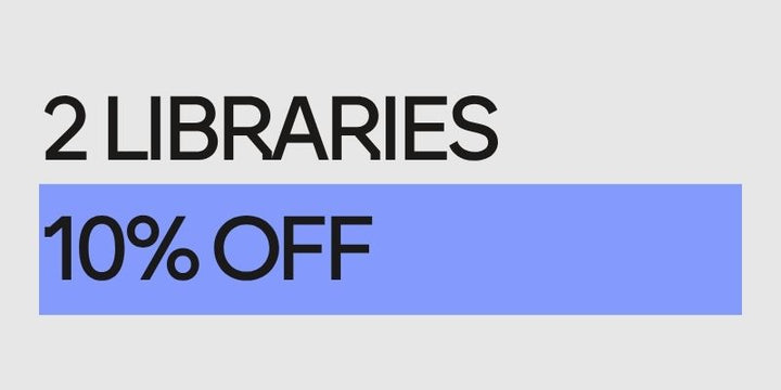 Buy 2 libraries: 10% off your total