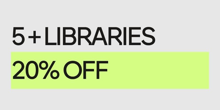 Buy 5 or more libraries: 20% off your total