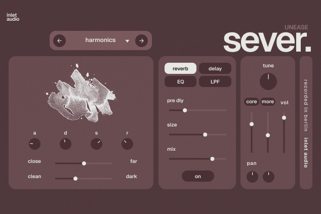 SEVER UNEASE interface